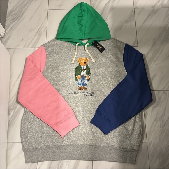 Polo Ralph Lauren Other - Men’s Polo Ralph Lauren Big and Tall Polo Bear Colorblock Hoodie